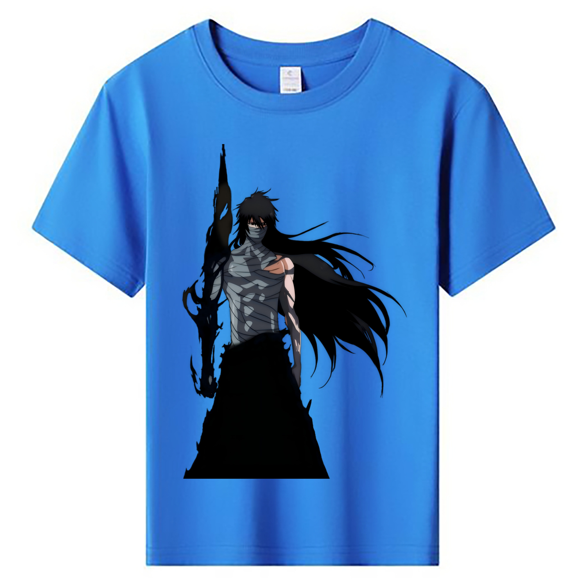 （画像用） ブリーチ 黒崎一護（くろさき いちご）BLEACH Kurosaki Ichigo 綿100％キッズTシャツ（フロントプリント）